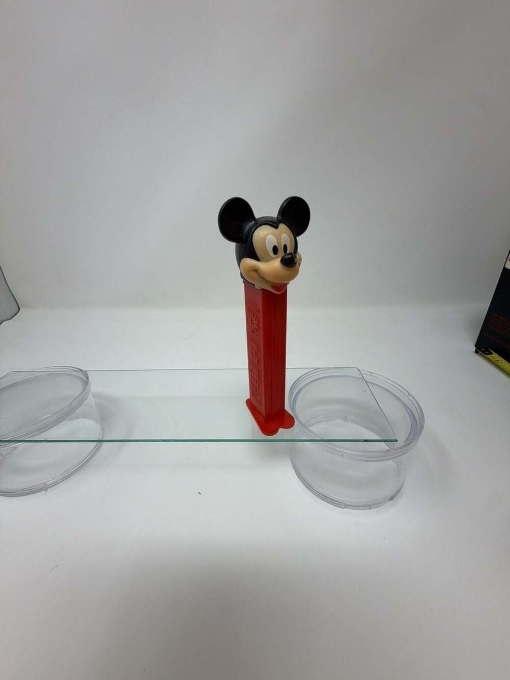 Vintage Disney Mickey Mouse PEZ Dispenser with Red Stem
